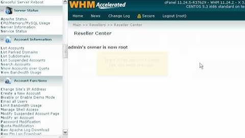 How to change an account