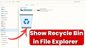 How to Show Recycle Bin in File Explorer
