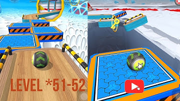 Going Balls Gameplay - Level 51-52 Solution || Android iOS Walkthrough games
