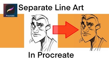 How to separate Line Art in procreate