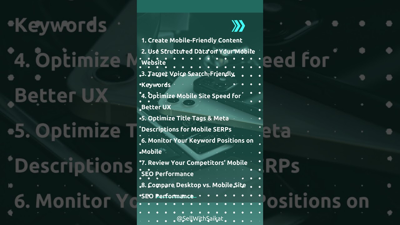 8 Tips For Mobile SEO
