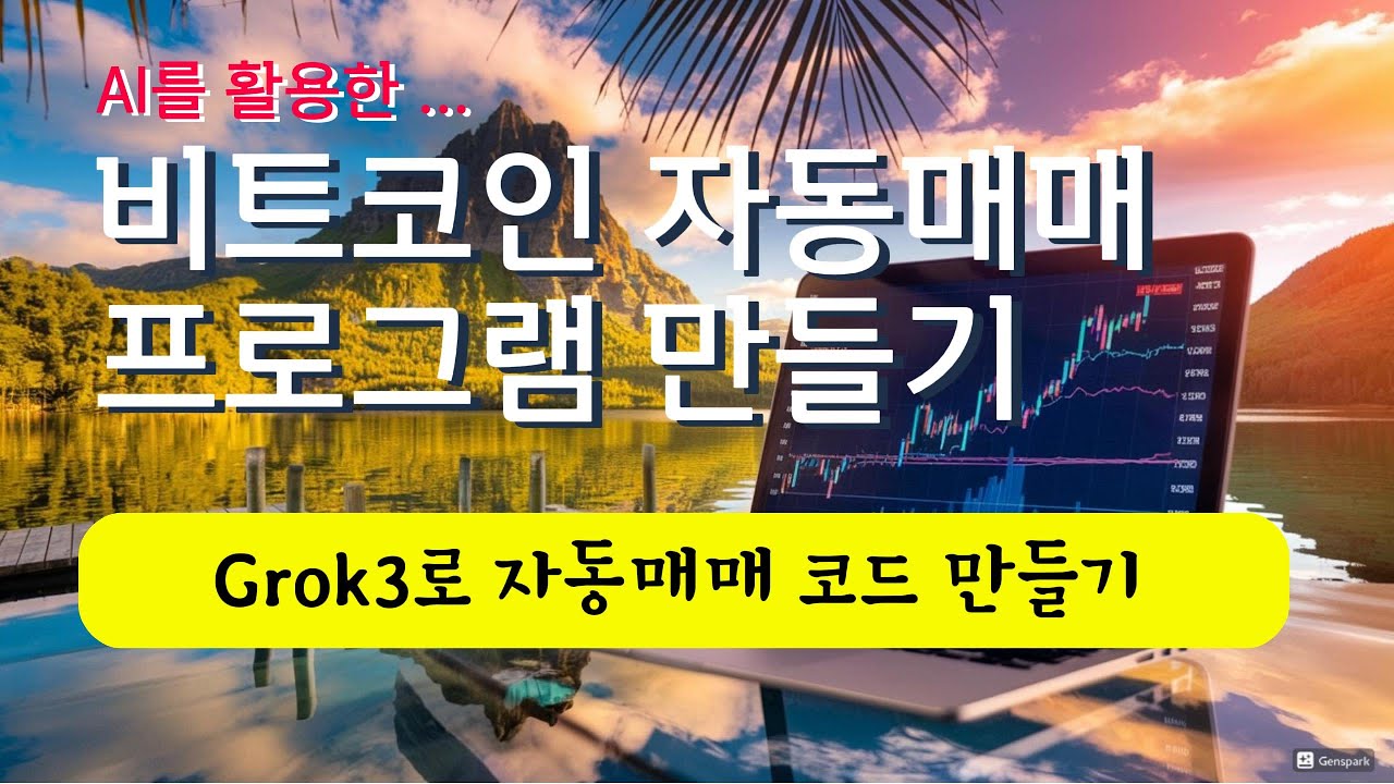 AI 비트코인 자동매매 파이썬 | Grok3 로 AI 자동매매 코드 작성하기