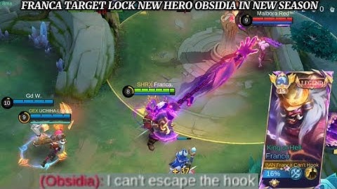NEW HERO OBSIDIA TARGET LOCK BY FRANCA (WITH GILDARK) | MLBB