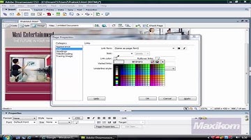 Cara Membuat Website dengan Dreamweaver CS3 part 8 - Hubungkan Dokumen dengan Hyperlink
