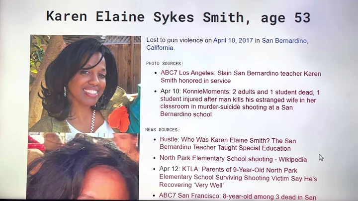 SAN BERNARDINO, CA APR 10, 2017, KAREN ELAINE SYKE...