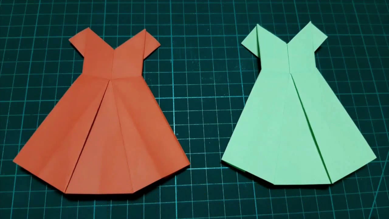 How to make a Paper Dress - YouTube