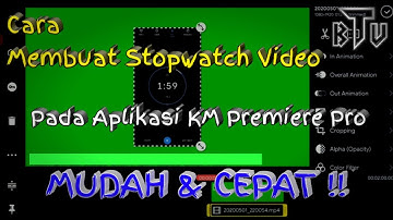 Cara Membuat Stopwatch/Timer di Kinemaster dengan Mudah + Fitur Chroma Key