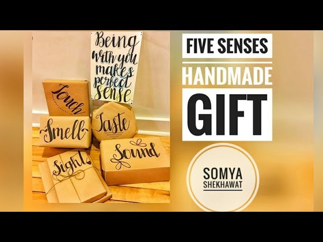 5 SENSES GIFTS FOR HIM  chaotic birthday diy vlog 