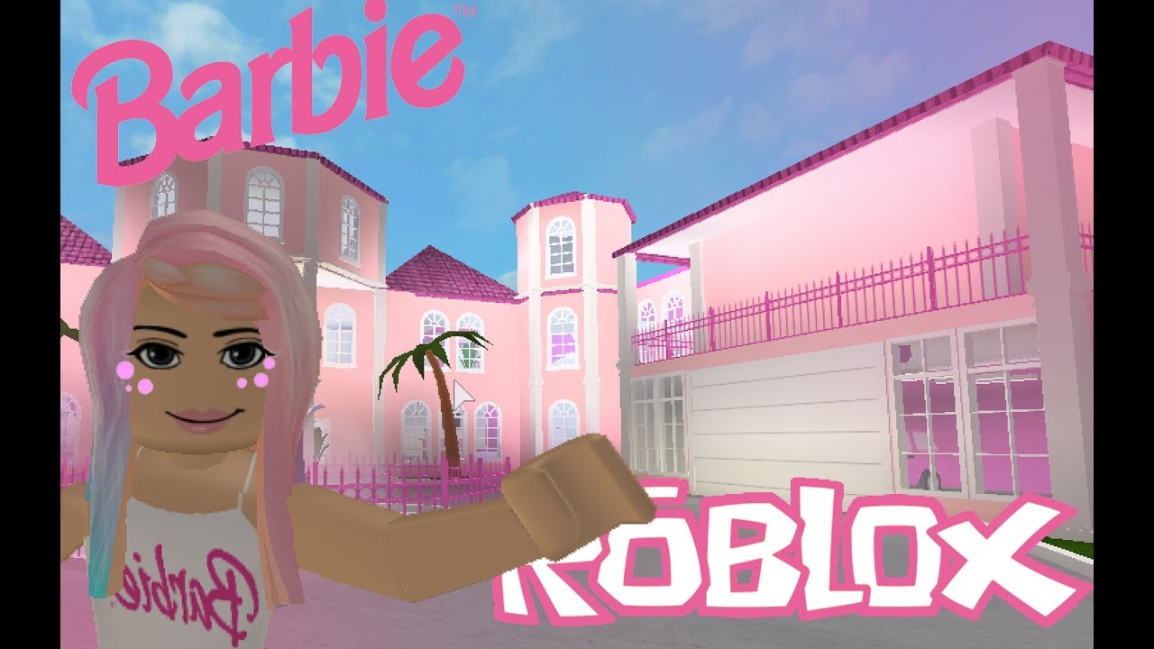 Building A Barbie Dreamhouse Adventures House In Bloxburg Roblox