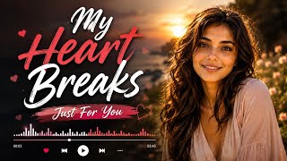 Download lagu My Heart Breaks Just for You ❤️ | Emotional Love Song |  Audio
