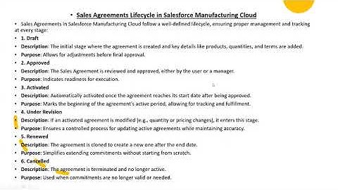 Video5 Sales Agreements Lifecycle in Salesforce Manufacturing Cloud
