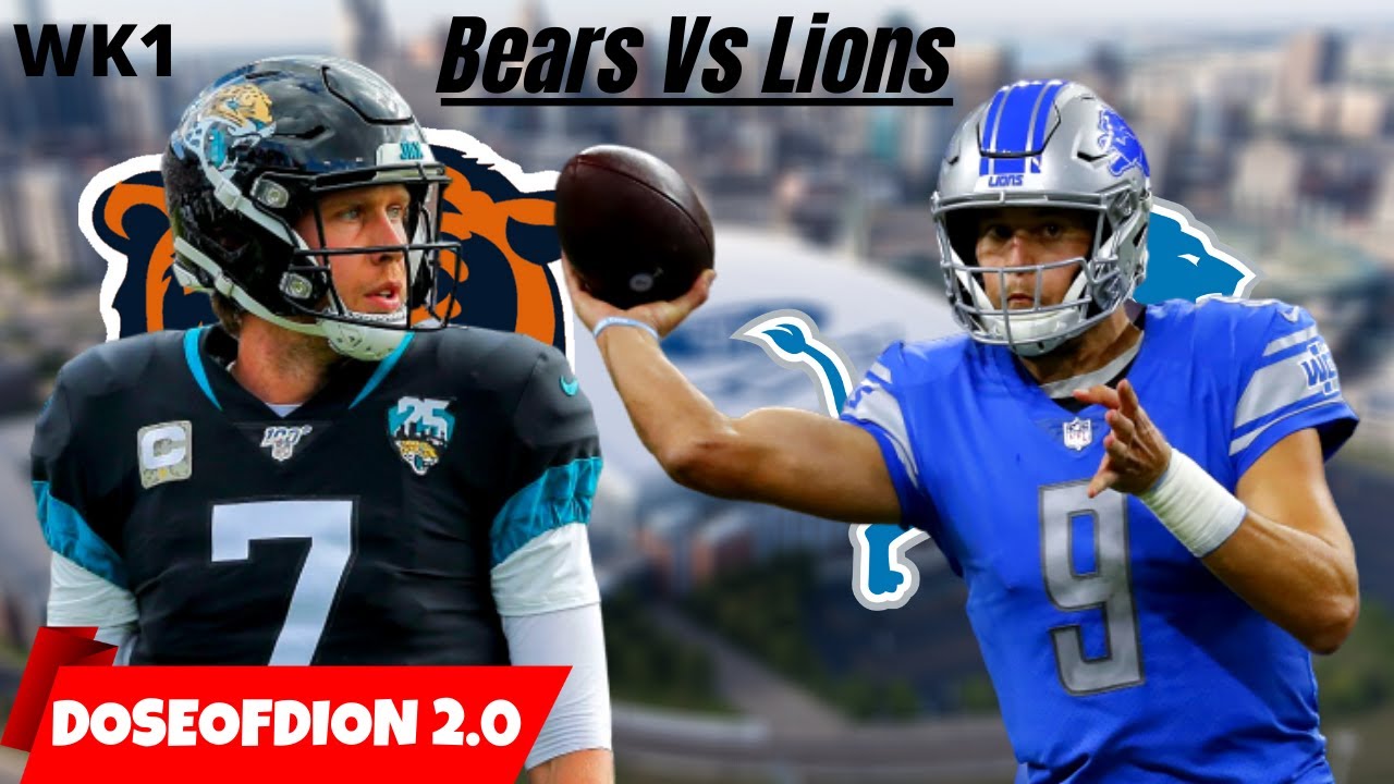 Bears Vs Lions Preview/Prediction! Opening Game! Detroit Lions Talk