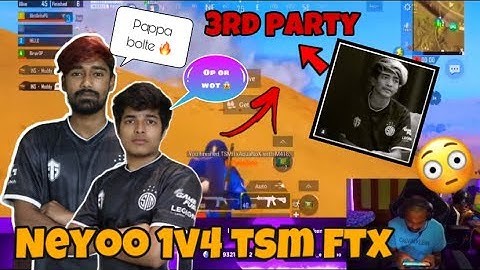 Neyoo 1V4 TSM-FTX 🔥😳 Tsm Vs Godl😱💥