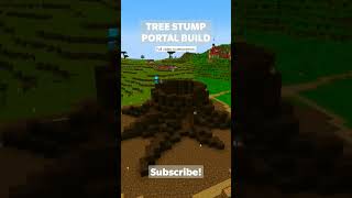 Tutorial in description - Tree Stump Build - Community Nether Portal screenshot 5