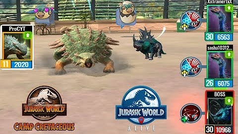 Bumpy takes down Ceramagnus!!! ( Jurassic World Alive 2.7 ) Level 11 Bumpy!