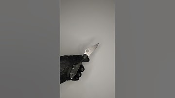 How To Open A Spyderco!