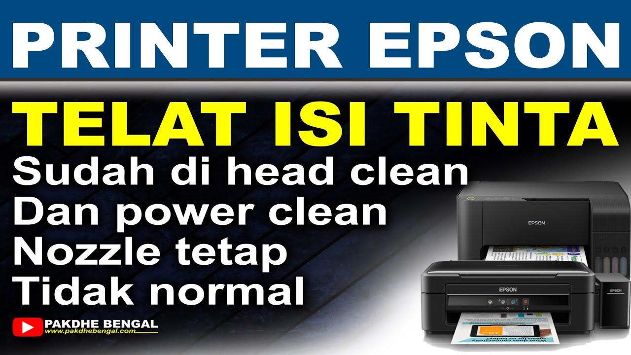 Cara Perbaiki Printer Epson Telat Isi Tinta Sudah Dihead Clean Berkali