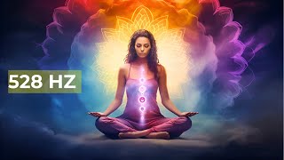 528 Hz | Positive Transformation | Heal Golden Chakra, Whole Body Cell Repair