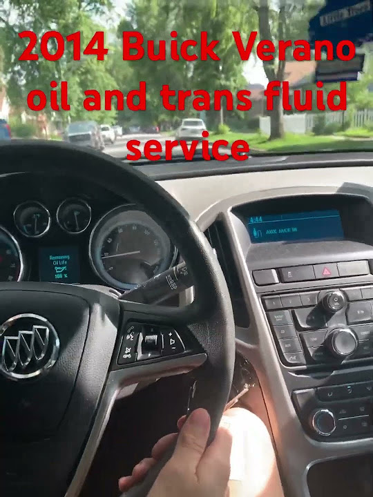 Buick Verano Transmission Fluid Change