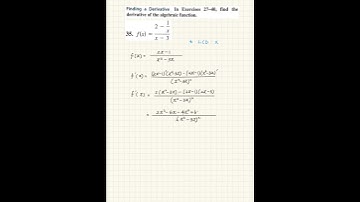 AP Calculus Derivative Series Ep. 5 – Complex Rational Function using Quotient Rule