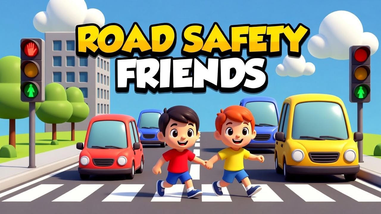 Road Safety Rules for Kids 🛑 | Fun Safety Rhyme | Kids Learning - YouTube
