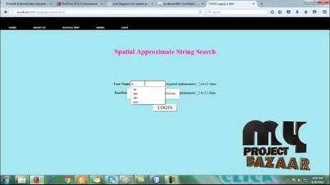 Geographical Search with Approximate String in Spatial Databases | Final Year Projects 2016