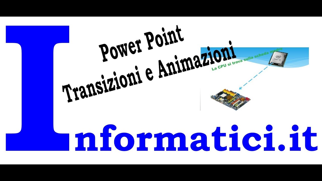 Power Point. Transizioni e Animazioni - YouTube