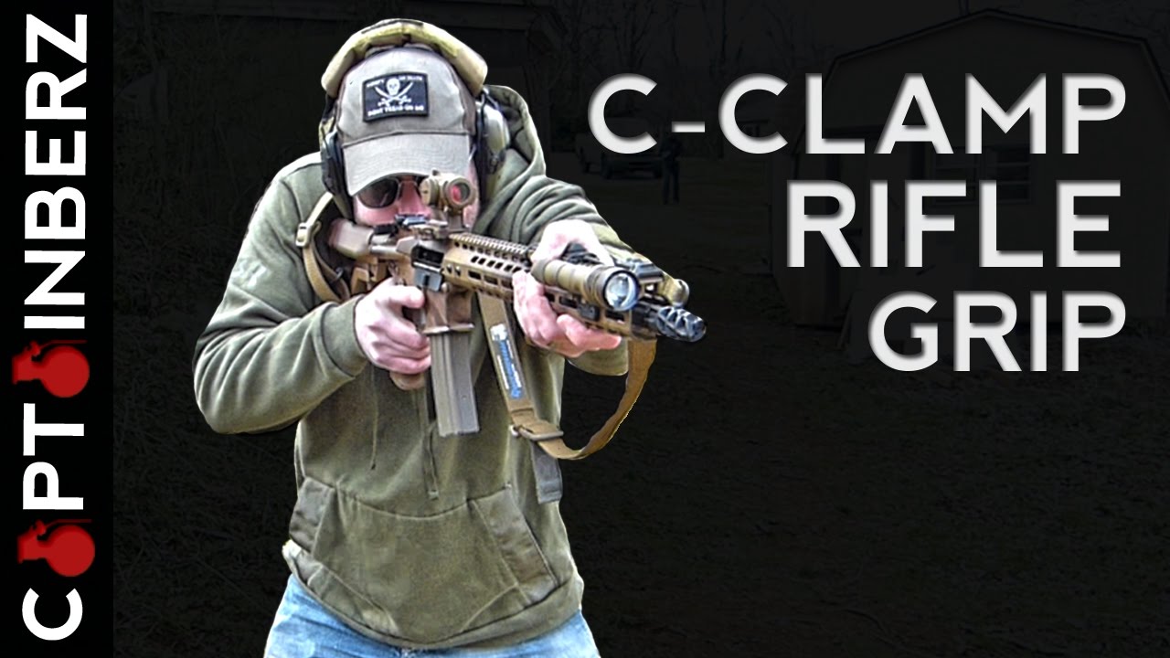 There are two C-Clamp Rifle Grips, what I call regular and ov... 