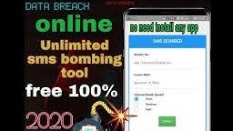 SMS bombing (100% reail working Now)