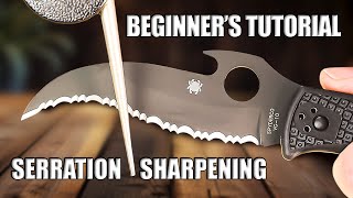 How To Sharpen A Serrated Knife In Minutes! Quick And Easy Guide
