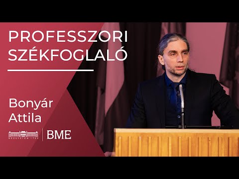 Professzori székfoglalók 2025 - Bonyár Attila #bmebudapest #unibme #professor