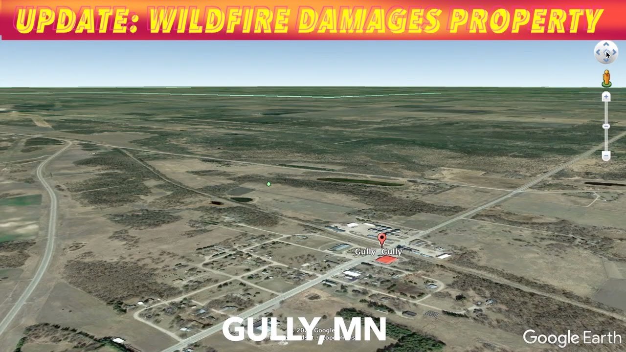 UPDATE Wednesday Wildfire Damages Property In Gully, Minnesota YouTube