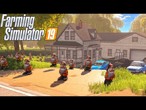 Karen's Mom Gets Gnomed!! || Farming Simulator 19