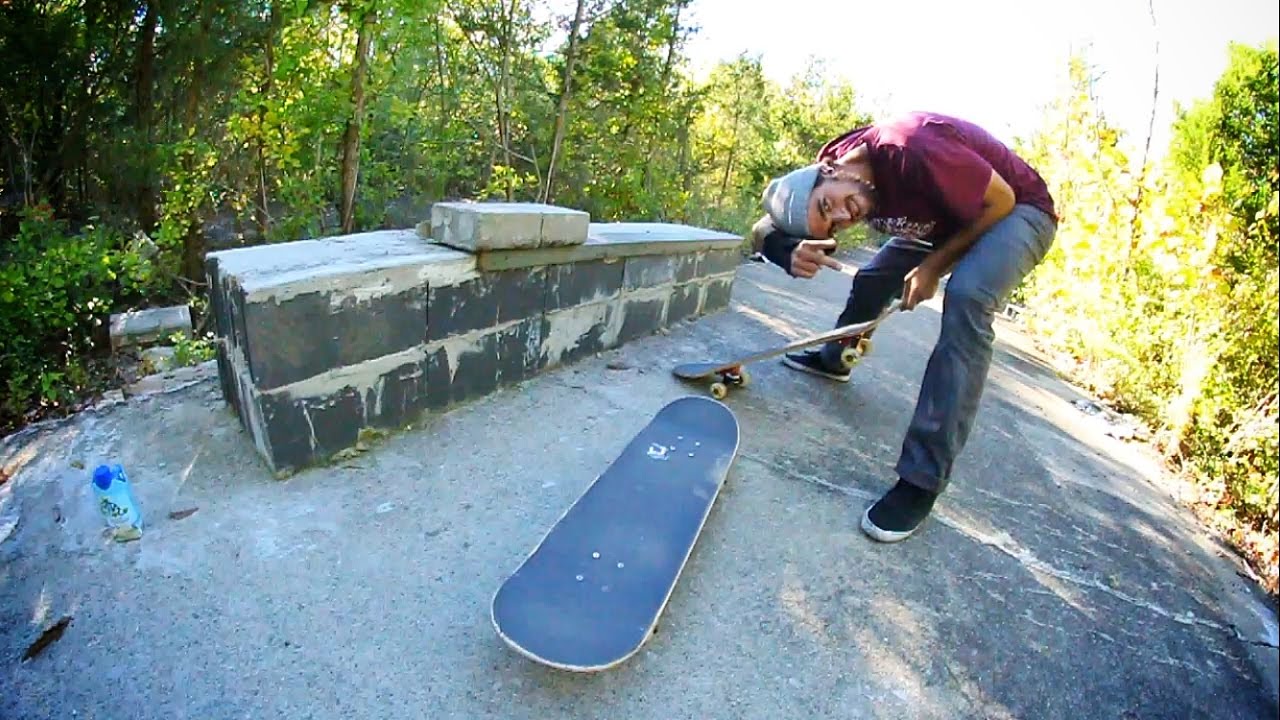 Hidden Skate Spot In A Forest! YouTube