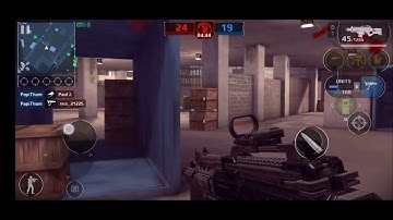 The sapper with shoulder turret guns.. in Modern Combat 5 gameplay... 👍