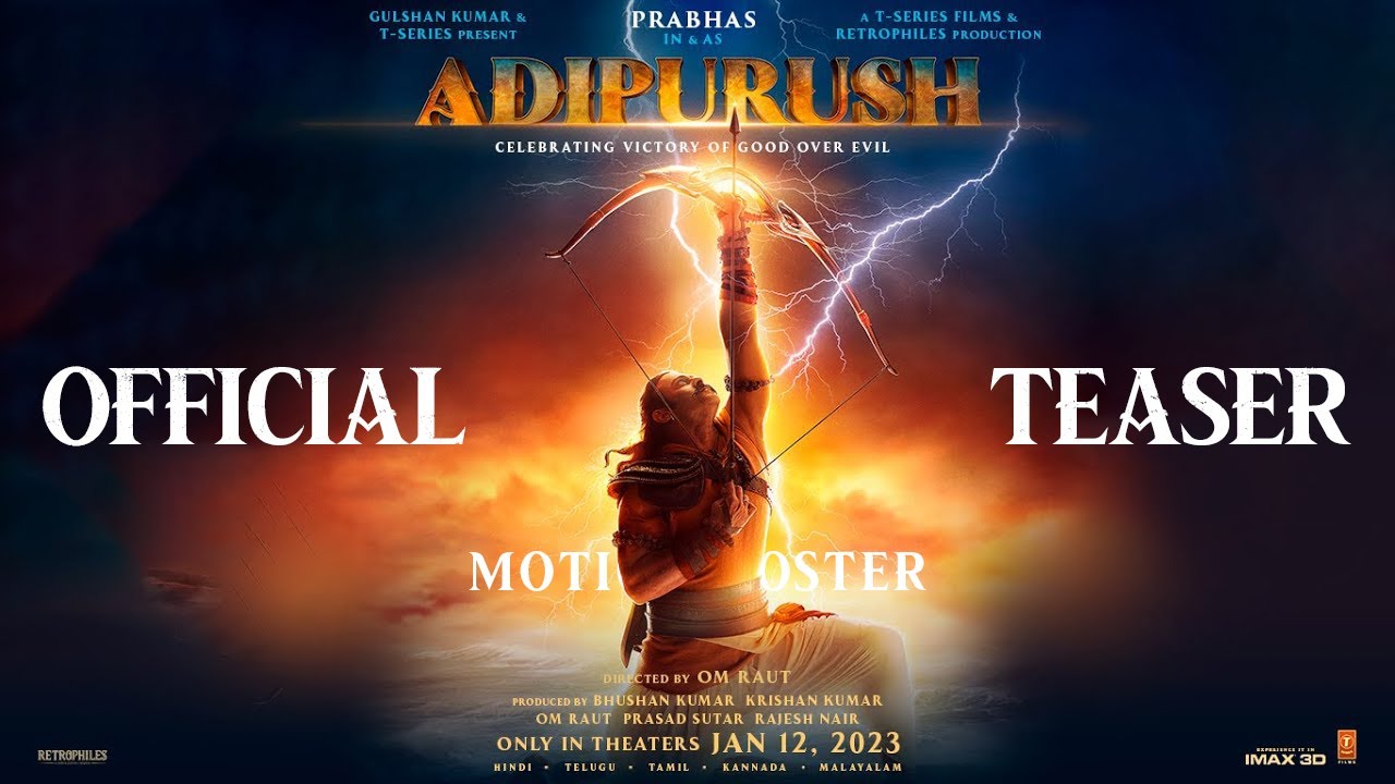 #Adipurush Teaser Recreated | Adipurush 3D Motion Poster | Prabhas ...
