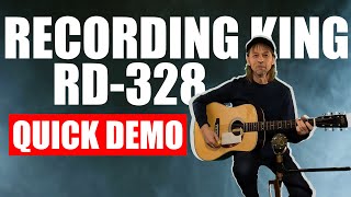 Recording King RD-328 Acoustic Guitar Demo screenshot 5