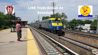 LIRR Train Action (M7,M9,DE30AC) At Rosedale  . Thx for 600 Subs.