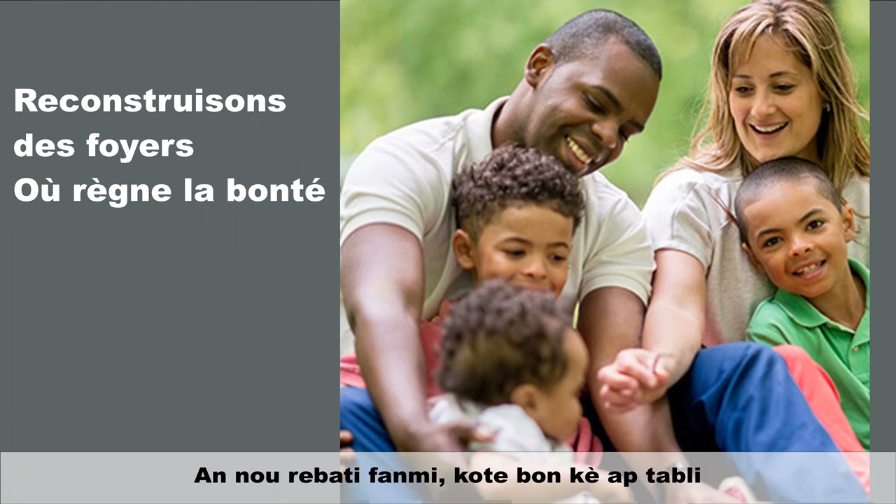 Dieu a un plan pour ta famille - (chant officiel de la campagne d’évangélisation)