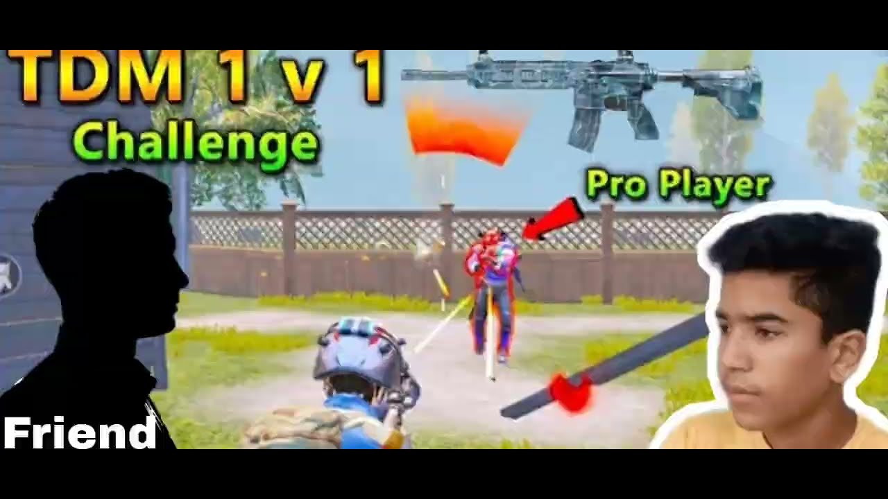 #1. BGMI gameplay Friend TDM 1V1 M416 Challenge - YouTube