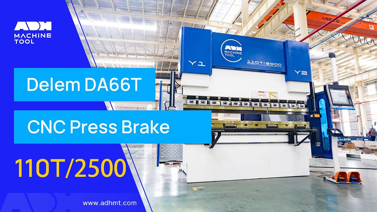 ADH New Designed 110T 2500 CNC Press Brake with Wilson Pneumatic Clamp