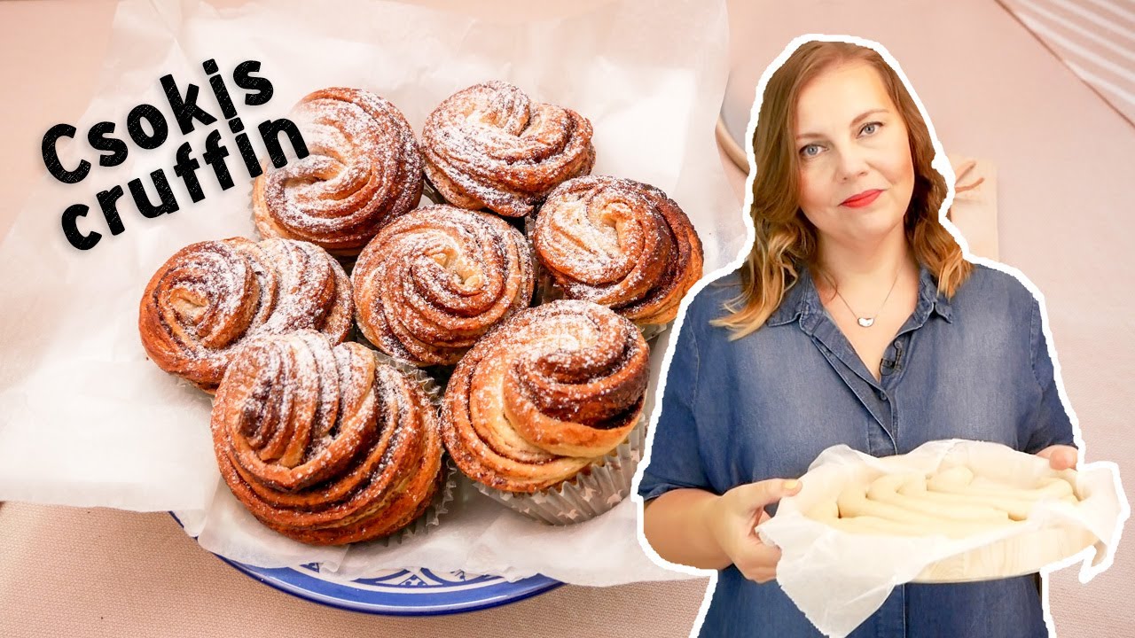 Kakaós cruffin recept ◾ A CROISSANT ÉS A MUFFIN KERESZTEZÉSE