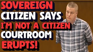 Sovereign Citizen Meltdown in Court | Judge Shuts Down Self-Representation Chaos