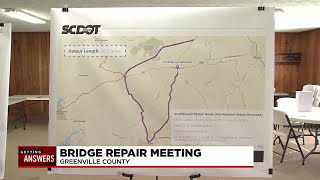 Getting Answers: DOT public meeting on Greenville and Pickens County bridge repairs