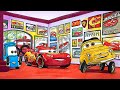 Draw CARS LIGHTNING McQUEEN Visiting Luigi's Casa Della Tires - Drawing and Coloring | Tim Tim TV