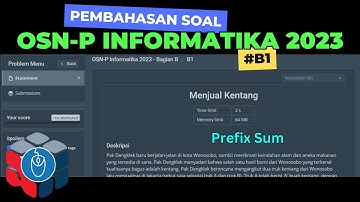 Pembahasan Soal OSN P Informatika 2023 #B1 Prefix Sum
