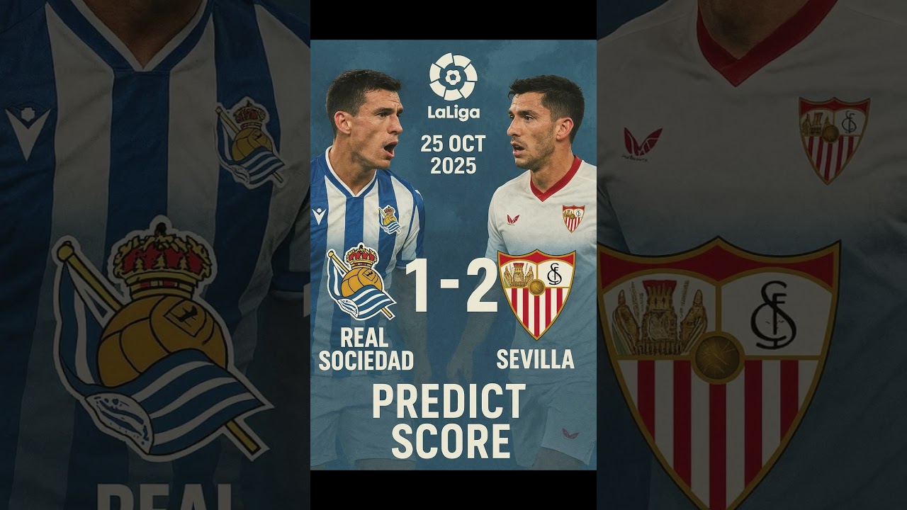Spain - LaLiga Predict Score Real Sociedad 1-2 Sevilla 