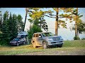 Overlanding Lexus GX 460s in Michigan's Upper Peninsula