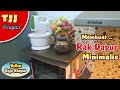 Rapi jadinya , Membuat Rak dapur Minimalis hollow baja ringan