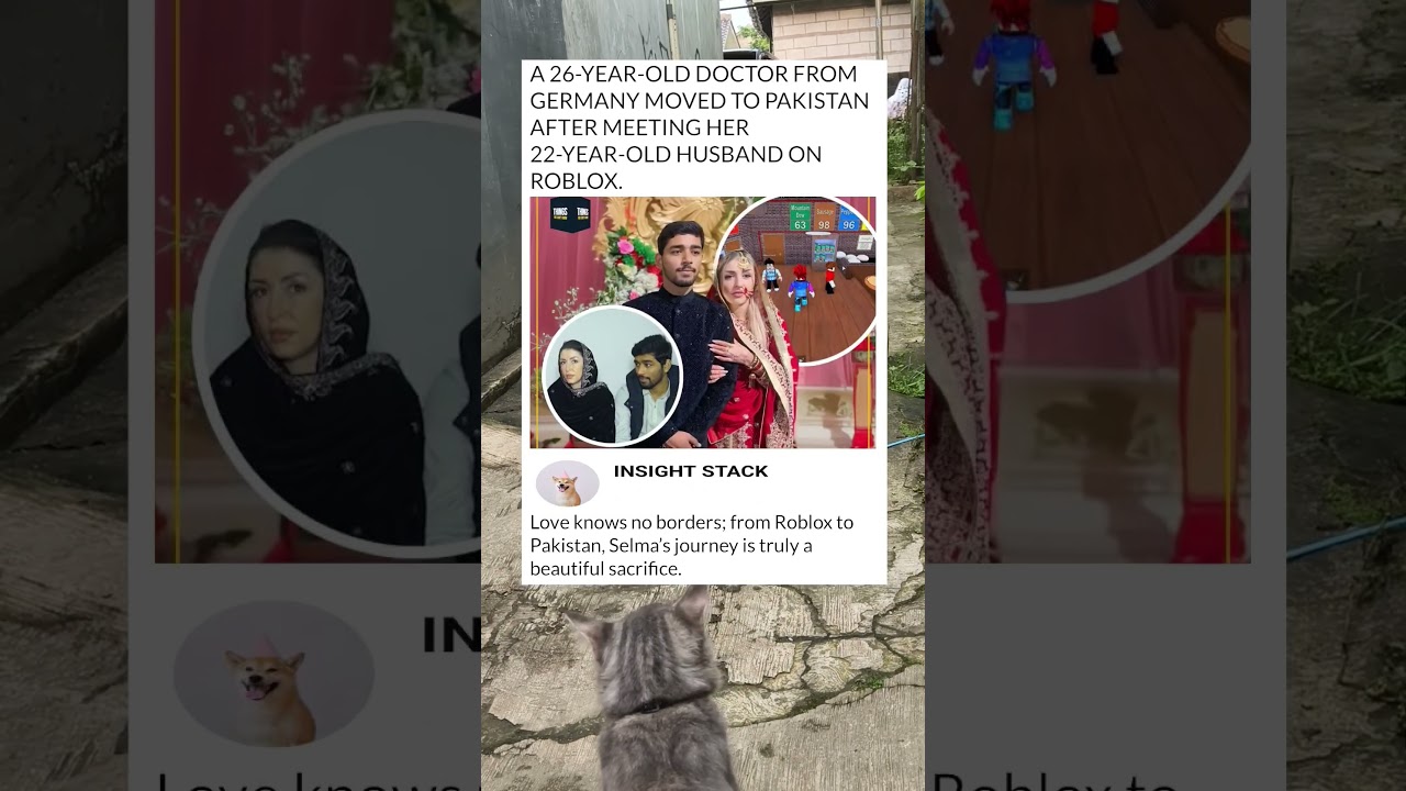 Она познакомилась со своим мужем на Roblox... и переехала в Пакистан! 🎮